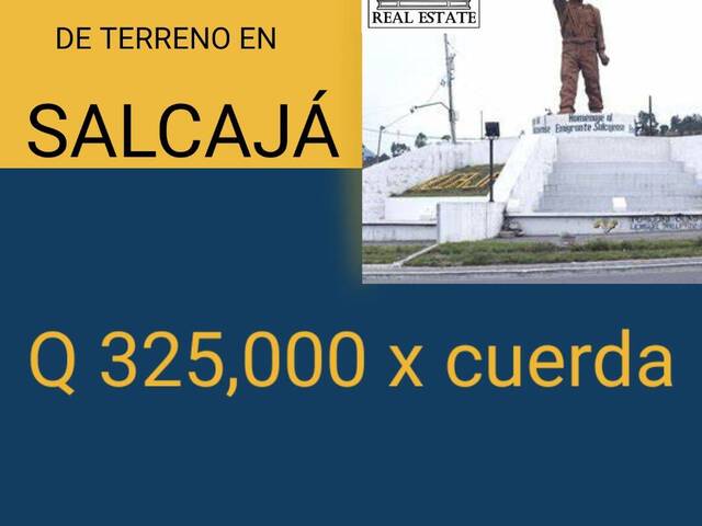 #2060 - Área para Venta en Salcajá - Quetzaltenango